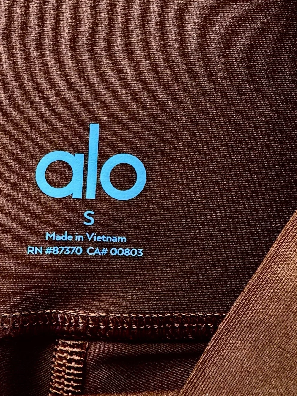 NEW ALO 7/8 High-Waist Airlift Legging Brown Color Size S